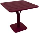 Fermob Cseresznyepiros fém asztal Fermob Luxembourg talapzat 80 x 80 cm (FB-4134-B9)