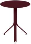Fermob Cseresznyepiros fém asztal Fermob Rest'O Ø 60 cm (FB-8810-B9)