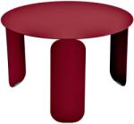Fermob Piros fém kerti dohányzóasztal Fermob Bebop 60 cm (FB-5613-43)