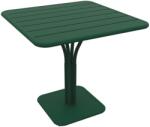 Fermob Sötétzöld fém asztal Fermob Luxembourg talapzat 80 x 80 cm (FB-4134-02)