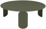 Fermob Szürkészöld fém kerti dohányzóasztal Fermob Bebop 80 cm (FB-5616-48)