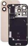 Apple iPhone 16 Pro - Hátsó üveg + Kamera lencse + Fémlemez + Magsafe mágnes (Desert Titanium)