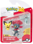 Pokémon 3 db-os figura csomag - Pichu, Machop, Weavile