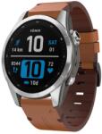  LEATHER Bőrszíj Garmin-hez Fenix 7S / 7S Pro / 7S Solar / 7S Zafír barna