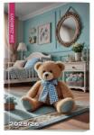 Realsystem Diák zsebkönyv REALSYSTEM papírborító 125x205mm mackó 2026-2027 (5313-62) - fotoland