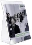 Durable Prospektustartó DURABLE A/4 álló dölt átlátszó (859419) - fotoland