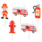 PartyPal Gyertya Tűzoltó 5db (LUFI400420)