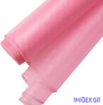  Organza szegett 20cm x 8, 2m - Rózsaszín