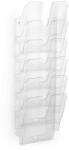 DURABLE Prospektustartó, fali, álló, A4, DURABLE FLEXIPLUS 6 , áttetsző (1700008401) - tabexpress