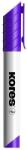 Kores Tábla- és flipchart marker, 3 mm, kúpos, KORES K-Marker , lila (20836) - tabexpress