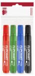 ICO Flipchart marker készlet, 1-3 mm, kúpos, ICO Artip 11 XXL , 4 különböző szín (9580069004)