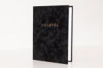  Oklevéltartó, A4, exkluzív, plüss, aranyozva, fekete (5999513156722) - tabexpress