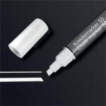Sigel Folyékony krétamarker, vágott hegy, 1-5 mm SIGEL, fehér (BA181) - tabexpress