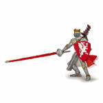 Papo Figurina Rege Cu Blazon Dragon Rosu (Papo39386) - etoys Figurina