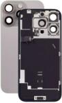 Apple iPhone 16 Pro - Sticlă pentru carcasa din spate + Sticlă cameră + Placă metalică + Magneți MagSafe (Natural Titanium), Natural Titanium