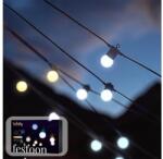 Twinkly Kerti Fényfüzér 40 LED AWW fekete kábel Dugó F (EU típus) 20 m (TWF040GOP-BEU)