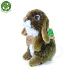 Rappa Ülő barna plüss nyuszi 18 cm