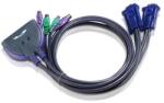 ATEN CS62S-AT 2 portos PS/2 VGA kábeles KVM switch (CS62S-AT)