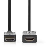Nedis CVGL34096BK10 1m HDMI apa - anya 4K@60Hz/ARC/10, 2 Gbps ultra HD HDMI hosszabbító kábel (CVGL34096BK10)