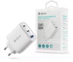 DEVIA ST111615 Extreme Speed Series 65W 2xUSB C/USB fehér hálózati adapter (ST111615) - bestbyte