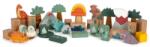 Legler Wooden Building Blocks Dino interaktív játék fából készült 12 m+ 34 db