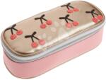 Jeune Premier Penar școlar Pencil Box Cherry Pompon Jeune Premier design ergonomic de lux 22*7 cm (JPPB023127) Penar