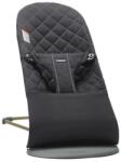 BabyBjörn Balansoar Bliss Black din tesatura matlasata cu aspect Clasic, BabyBjorn (006116A) Sezlong balansoar bebelusi