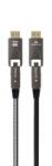 Gembird CCAP-HDMIDD-AOC-10M Active Optical (AOC) High speed HDMI D-A cable with Ethernet, premium 10m fekete