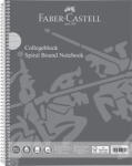 Faber-Castell Spirálfüzet, A4, vonalas, 80 lap, perforált, lyukasztott, FABER-CASTELL (TFC70010418) (70-010-418)