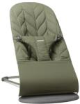 BabyBjörn Balansoar BabyBjorn Bliss Dark Green, cu Aspect Delicat de Petala, Tesatura Matlasata, Verde (006140A) Sezlong balansoar bebelusi
