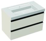 Kolpa San Set mobilier suspendat cu lavoar Kolpasan, Harmony 90, cu 2 sertare, light grey (585490)
