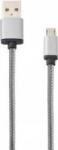 Lemontti Cablu Date Incarcare Lemontti microUSB 1.5m Silver (lcmicrusb15)
