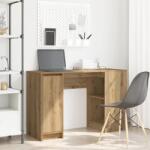 vidaXL kézműves tölgy színű szerelt fa íróasztal 120x42x76 cm (861822) - pepita