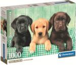 Clementoni Puzzle Clementoni din 1000 piese - Trei Labradori (39946) Puzzle