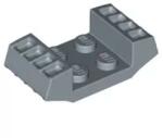 LEGO® 41862c55 - LEGO homokkék lap 2 x 2 méretű, rácsokkal a két oldalán (41862c55)