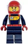 LEGO® cty1711 - LEGO minifigura versenypilótanő, sötétkék ruhában (cty1711)