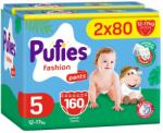 pufies Scutece chiloței Pufies Fashion - Junior, mărimea 5, 160 buc, 12-17 kg, Mega Pack 2 (54000241)