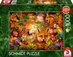Schmidt Spiele Puzzle Schmidt din 1000 piese - Flori, puf și pene (59795) Puzzle