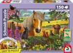 Schmidt Spiele Puzzle pentru copii Schmidt din 150 piese - Dulce întâlnire în incintă (56526) Puzzle