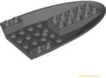 LEGO® Alkatrészek (Pick a Brick) Sötét Kékesszürke 6x10 Kis Repülőgép alap 4567993 (4567993)