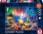 Schmidt Spiele Puzzle Schmidt din 1000 piese - Romantism de camping sub stele (59787) Puzzle