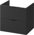 Cersanit Tirso szekrény 59.4x44.7x57.2 cm mosdókagyló alá akasztható fekete S1017-010