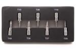 Hubi Tools HU45117 1/4"-os csavarkiszedő készlet sérült BKNY torx csavarokhoz, 7 részes (HU45117)