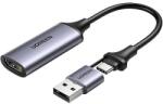 UGREEN HDMI rögzítőkártya / Grabber Ugreen CM489, 4K 60Hz, USB + USB-C (40189)
