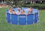 Intex vízforgatós fémvázas medence 457x122cm Komplett szett. 28242
