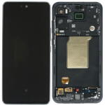  GH82-34223B Samsung Galaxy A55 OLED kijelző érintővel Kék (Navy) kerettel, előlap (GH82-34223B)