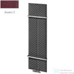Radeco KEX 1570x450 design radiátor 2 db törölközőtartóval, JOWISZ 2 (metál bordó) színben (Radeco_KEX_JOWISZ2)