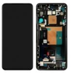  Honor Magic7 Pro előlap keret, lcd kijelző és érintőpanel, kék, Gyári