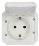 Legrand Plexo55 162 dugalj földelt csapófedéllel fehér IP55 süllyesztett csavaros LEGRAND - 069639L (069639L)