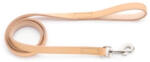 bende bőr póráz, Füles Normál Karabinerrel 10x900mm, natúr